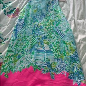 Lilly Pulitzer Pink and Blue Floral Dress